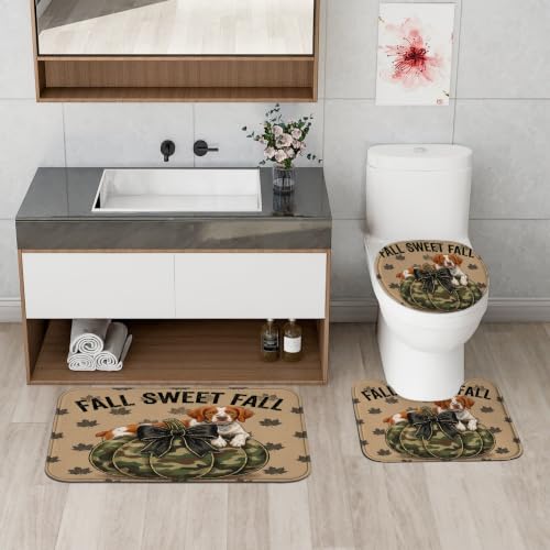 Rideau de douche anti-éclaboussures et tapis en U pour sol de bain sec - 5