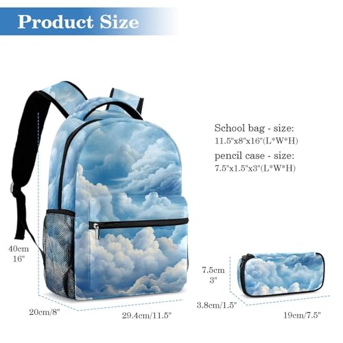 Sac d'école de grande capacité multicolore pour organiser les grands classeurs A4
