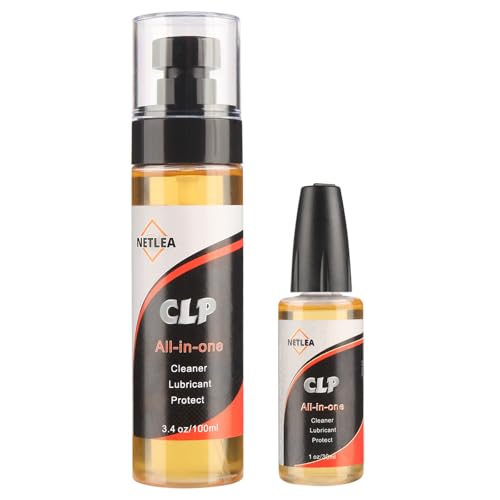 NetLea CLP Gun Cleaning Oil & Lubricant-Premium Gun Cleaner and Oil Spray for Firearm Maintenance,