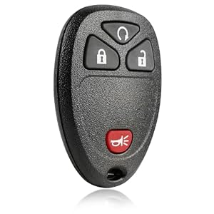 Key Fob Keyless Entry Remote fits Chevy Silverado Traverse Equinox Avalanche / GMC Sierra / Pontiac Torrent / Saturn Outlook Vue 2007 2008 2009 2010 2011 2012 2013 2014 2015 2016, 15913421