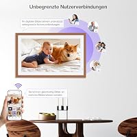 64GB 21,5 Zoll Digitaler Bilderrahmen mit Fernbedienung - FHD 1920 * 1080P IPS Digitale Bilderrahmen Auto Rotation Elektronischer Fotorahmen, Teilen Sie Fotos/Videos Sofort – Ansicht 7