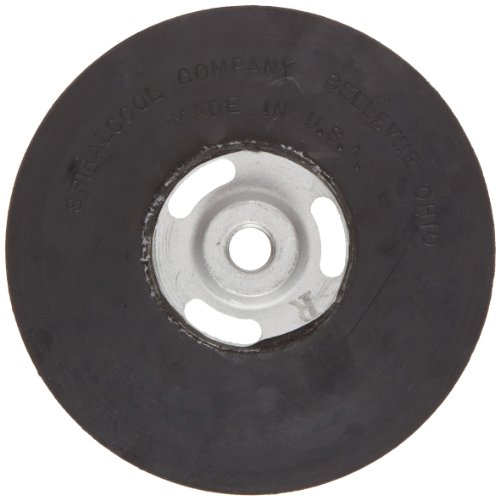 Weiler 59601 Tiger 5/8"-11 Thread Size, 7" Back-Up Pad for Resin Fiber and AL-tra Cut Disc, Made in the USA