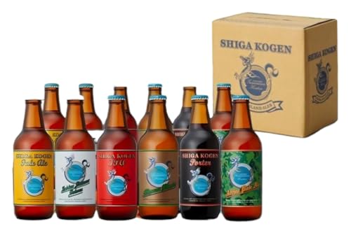 定期便 6ヶ月 志賀高原ビール12本セット ※WEB申込限定 [ クラフトビール 志賀高原ビール 飲み比べセット 玉村本店 詰め合わせ 地ビール 飲み比べ 黒ビール ipa ペールエール 酒 お酒 定期 お楽しみ 6回 ]