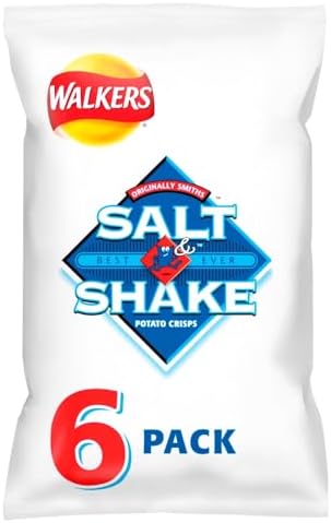 Walkers Salt & Shake Multipack Crisps 6x24g