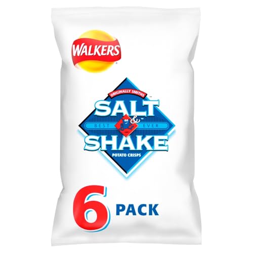 Walkers Salt & Shake Multipack Crisps 6x24g