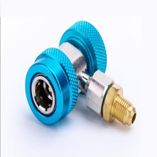 Adaptador Rápido Ajustable Para R134a Aire Acondicionado miniatura 4