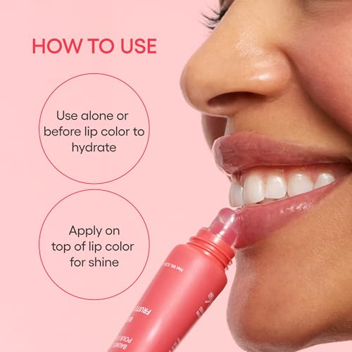 Image of LANEIGE Lip Glowy Balm: Sheer Tinted Lip Treatment Balm Tube with Shea & Murumuru Butters for Hydrating, Moisturizing, Glossy, Non-Sticky Shine, Berry | Korean Skin Care