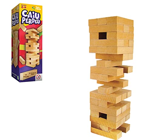 Jogo de tabuleiro reta 1 e jogo caiu perdeu equilibrio