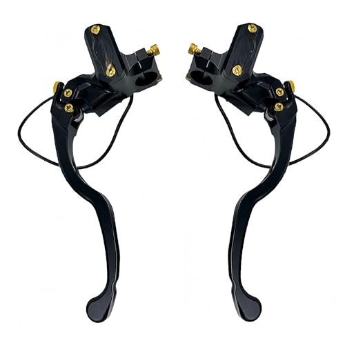 Cylindre de pompe d'embrayage 22mm avec poignées de frein moto noir