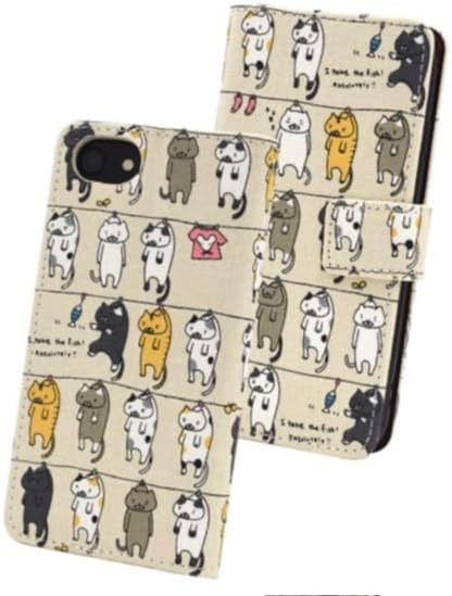 Amazon Co Jp Iphoneケース 猫柄手帳型ケース 手帳型ケース 猫 手帳型 Iphone 手帳 アイホン ケース ポーチ 手帳型スマホケース おしゃれ かわいい カードホルダー Tpu 携帯ケース ねこ ネコ 猫 干猫日本製生地 カバー スマホケース 携帯ケース スマホカバー カワイイ