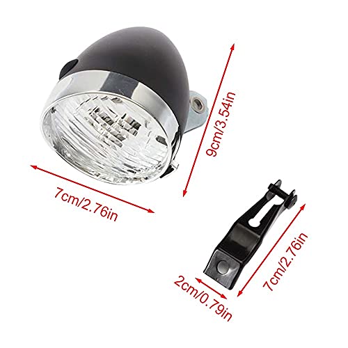 MEROURII Luci Bicicletta 2PCS, Lampada Bici