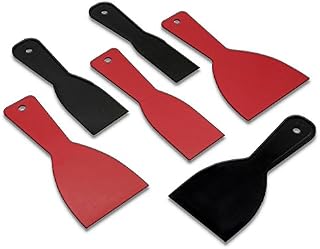 Qualihome Putty Knife Set | 6 Flexible Paint Scrapers for Spackling, Patching,