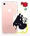 Thunderous iPhone 6S Sailor Moon Case,Liquid Case for iPhone 6S,Transparent Plastic Creative Design Flowing Liquid Bling Glitter Sparkle Sailor Moon for Apple iPhone 6/6S 4.7"(Star Moon Bar)