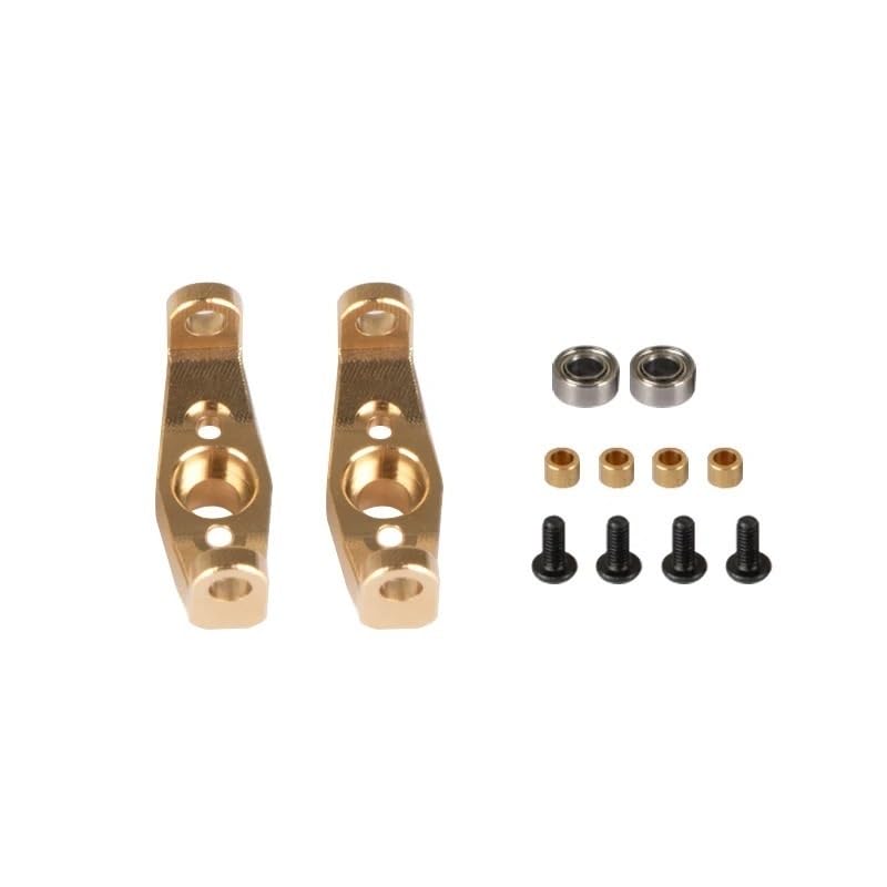 Zestaw bloków piasty z metalową osią RC do modeli 1/18