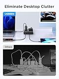UGREEN Extension Lead with 4 USB Slots, 2 Way 2990W Max Multiple Plug with 1.5m Extension Cable, Compatible with iPhone 17/16/15/14, iPad Pro/Mini, Suitable for Home/Office, Black - Image 5
