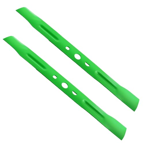 20 in AC04029 Lawn Mower Blade Replacement Compatible with RYOBI 40V Brushless Cordless Mowers PBLLM05 RY401170/RY401017 RY401180/RY401018 Half-Moon and Square Center Hole 2 Pack