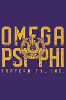 Omega Psi Phi Fraternity, Inc. Journal #3 : Lined Notebook - Journal - Composition Book - 6 X 9 Paper - College Ruled - 120 Pages 1725158205 Book Cover