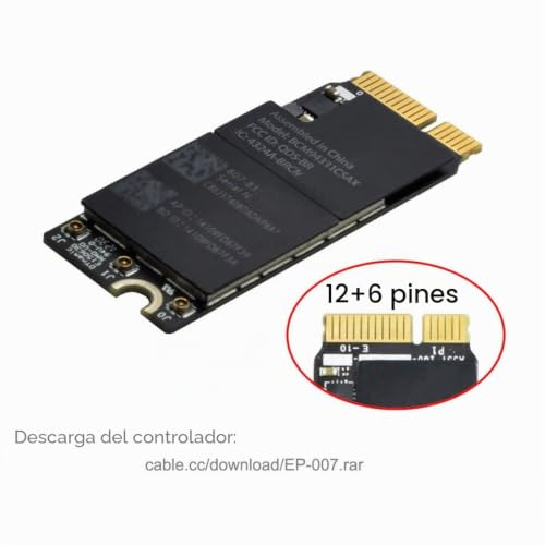 Tarjeta de Red BCM94331CSAX WiFi y Bluetooth para Portátil Mac 2013 2