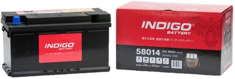 インディゴ バッテリー トゥアレグ 3.2 7LBMVS 7LBMVA 58014 1個