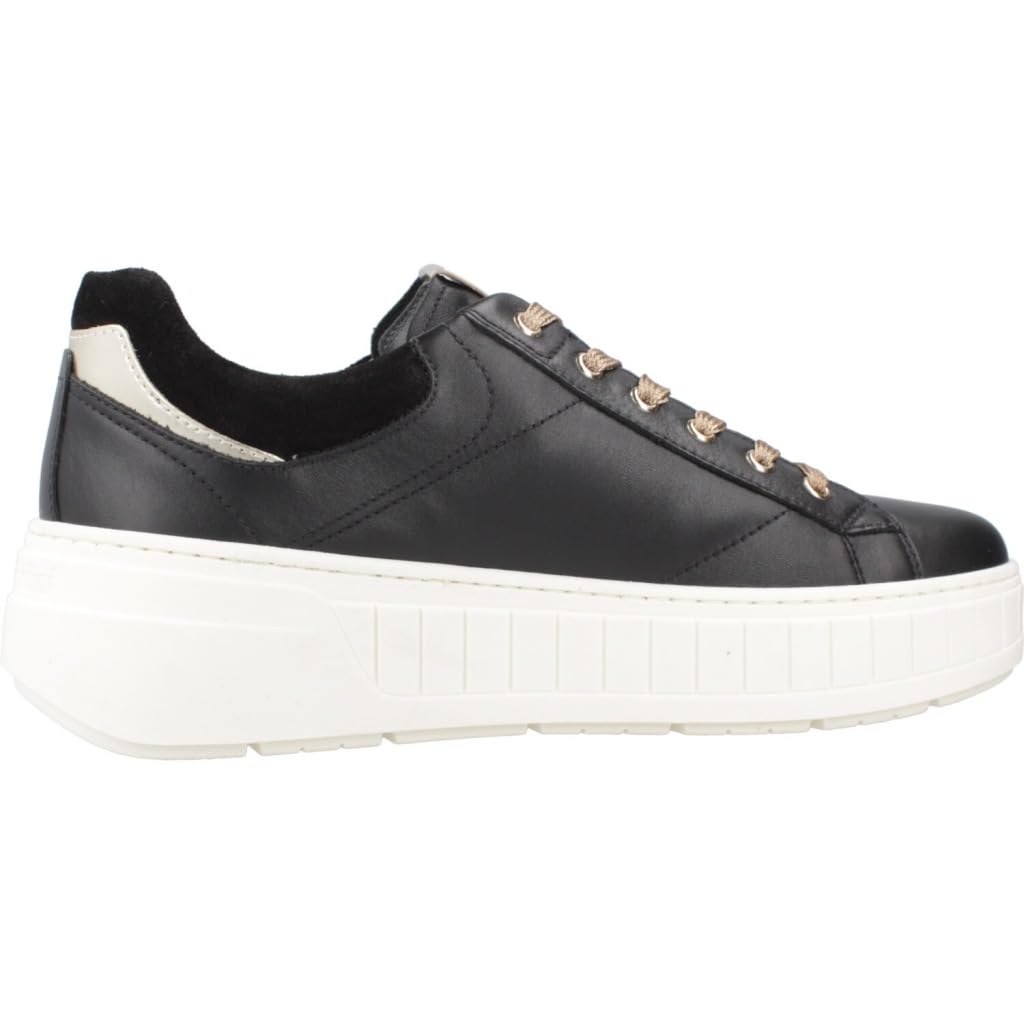 Nero Giardini I514200D Sneakers da Donna in Pelle Nera