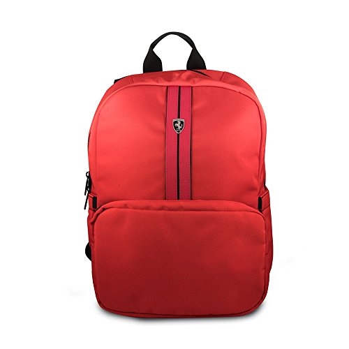 CG Mobile Ferrari Urban Collection 15" Red Nylon PU Carbon Leather with Black