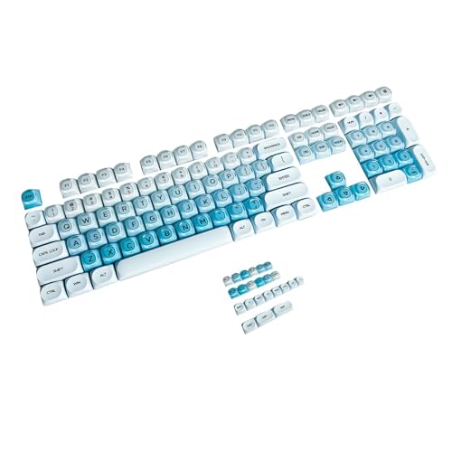 Touches de clavier mécanique bleu ensemble de 132 touches légères de remplacement pour pc