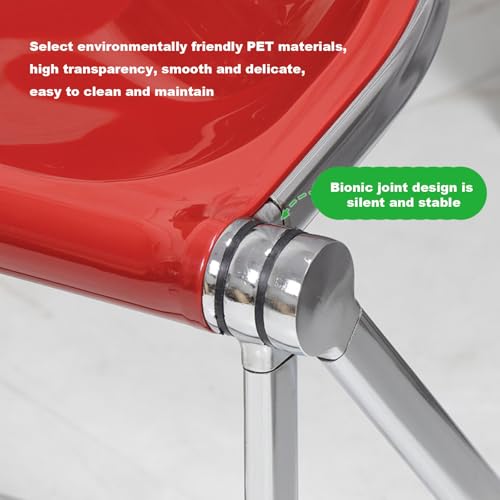 Tabouret pliable ergonomique acrylique pour optimiser un studio exigu - 5