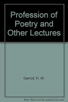 Hardcover Profession of Poetry and Other Lectures Book