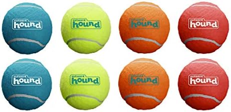Outward Hound Squeaker Ballz Fetch Dog Toy, XS, 8-Pack