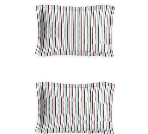 Image of DDECOR - Caledine 100% Cotton Fitted Bedsheet with 2 Pillow Covers, King Size, Multi