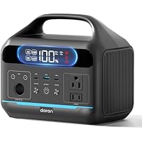 Daran 600W Portable Power Station, 288Wh LiFePO4 Solar Generator only 2.99: eDeal Info