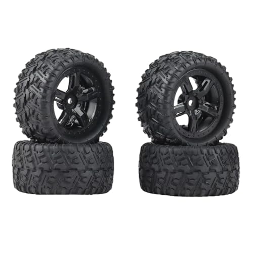 Pneus en caoutchouc 1/16 Hobby Smax avec adhérence renforcée pour roues P6973