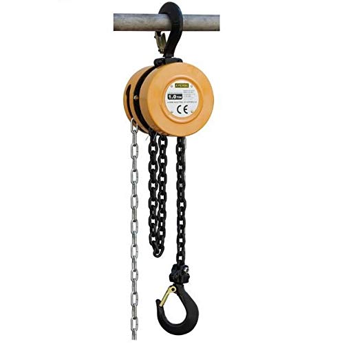 Ayerbe AY-1000-P Polipasto Manual de Cadena con Capacidad de Carga de Hasta 1000 kg