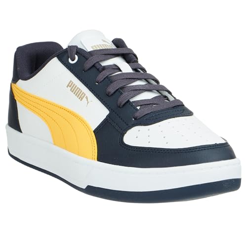 PUMA Men's Caven 2.0 New Navy/Sunny Yellow/White - US 9 M3