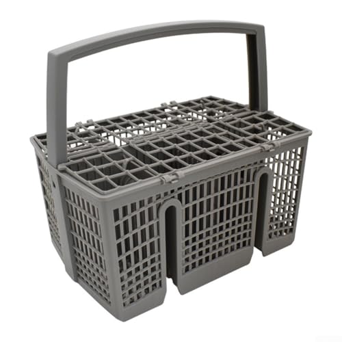 Daaxing Cesta universal para cubiertos para lavavajillas con asa, cesta universal de repuesto para lavavajillas Bosch/Hotpoint/Neff//Smeg