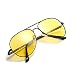 Myiaur Night Driving Glasses, HD Vision Yellow Glasses, for Fashion Men & Women - Polarized Lens Anti Glare (black frame/yellow night driving glasses)