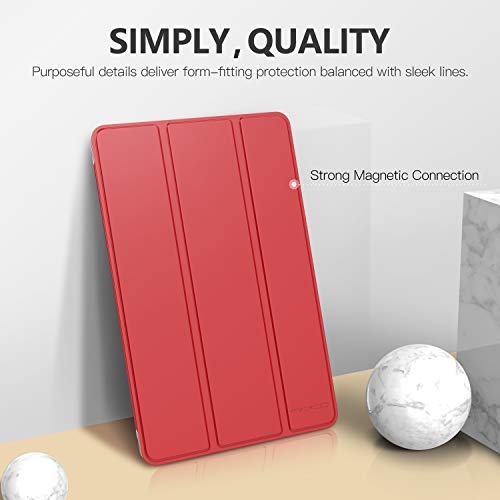 Smart cover iPad Mini 5 rouge housse fine pour tablette Apple 7.9 pouces