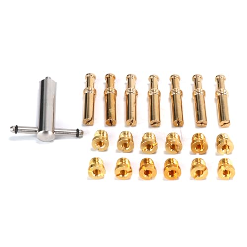 19 Pieces Jet Assortment Kit with Main Jet Tool for Carburetor Replacement Parts for S&S Cycle Super B E G Carbs Carburetors by ZSDTRP - Used condition - Image 8
