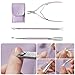 Professional Cuticle Cutter & Pusher Trimmer Nails Care Tool with Spring for Manicure Pedicure Beauty At Home/Salon Cuticle Trimmer with Cuticle Pusher
