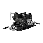 KATSU Morsa a Croce per Trapano a Colonna 3" 75mm, Heavy Duty Morsetto a Morsa a Croce Meccanica a 2 Assi per Manutenzione di Macchine per Fresatrici da Officina