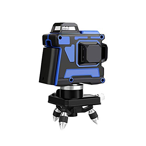 12 líneas Niveles láser 3D azul Autonivelante 360 ​​Horizontal y vertical Cruz...