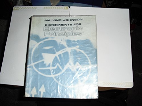 Experiments for electronic principles;: A labor... 0070398402 Book Cover