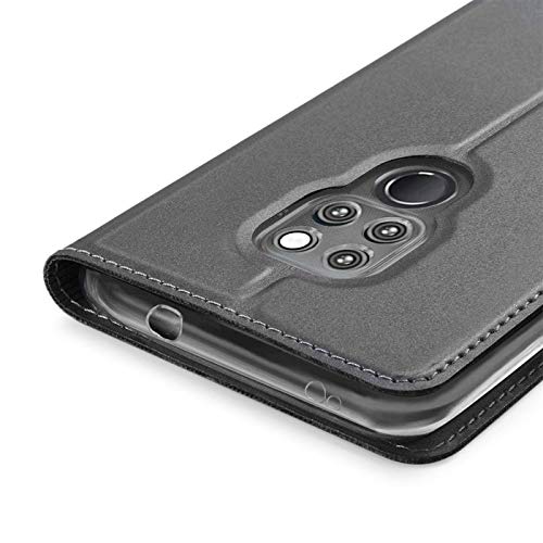 Verco Case compatible with Huawei Mate 20, Flip Wallet Cover with Magnetic Closure for Mate 20 Phone Case - black - Image 2