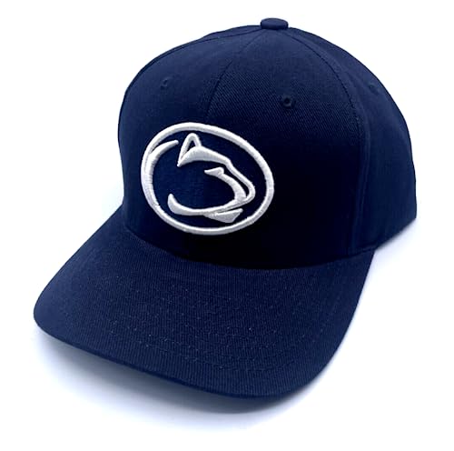 Gorra ajustable bordada con logo de equipo azul miniatura 2