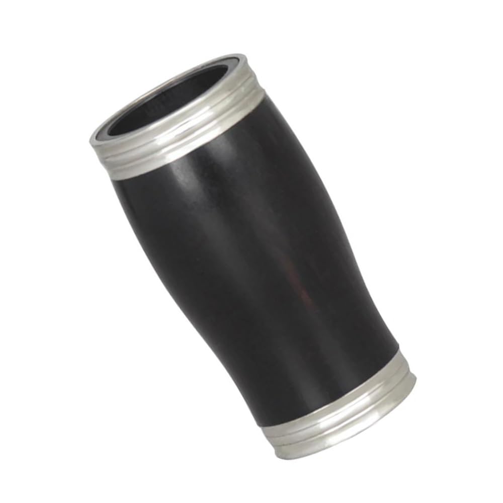Accesorios para clarinete Tubo De Afinación Para Clarinete, Tubo De Dos Secciones De Ébano, Tubo De Paso Triple Con Borde Plateado, Accesorios Para Instrumentos De Viento De Madera