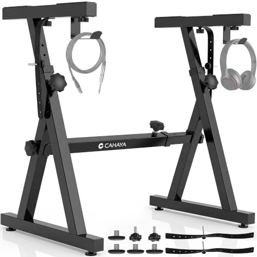 CAHAYA Keyboard Stand Piano Adjustable - Z Style Piano...