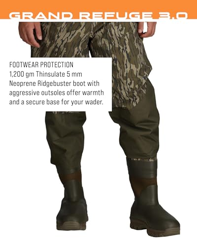 Image of FROGG TOGGS Men's Grand Refuge 3.0 Waterproof Bootfoot Wader for Hunting with Removable Insulation Liner - Slim FIT
