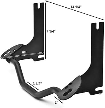 Black Spot Passing Light Lamp Turn Signal Bar Compatible with 1994-2013 Harley Davidson Road King, Electra Glide, and Touring Models