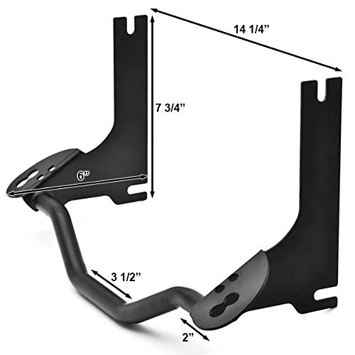 Krator Black Spot Passing Light Lamp Turn Signal Bar Compatible With 1994-2013 Harley Davidson Road King, Electra Glide, And Touring Models #TOP4