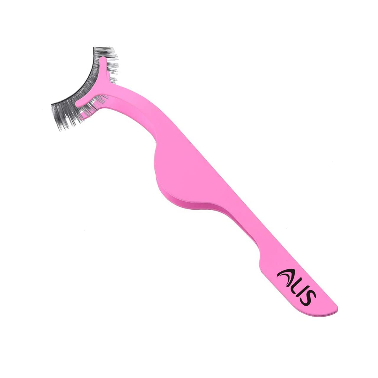 False Eyelashes Applicator Tool Eyelash Extension Pink Tweezers Remover Clip Tweezers Nipper (AL-051) PINK